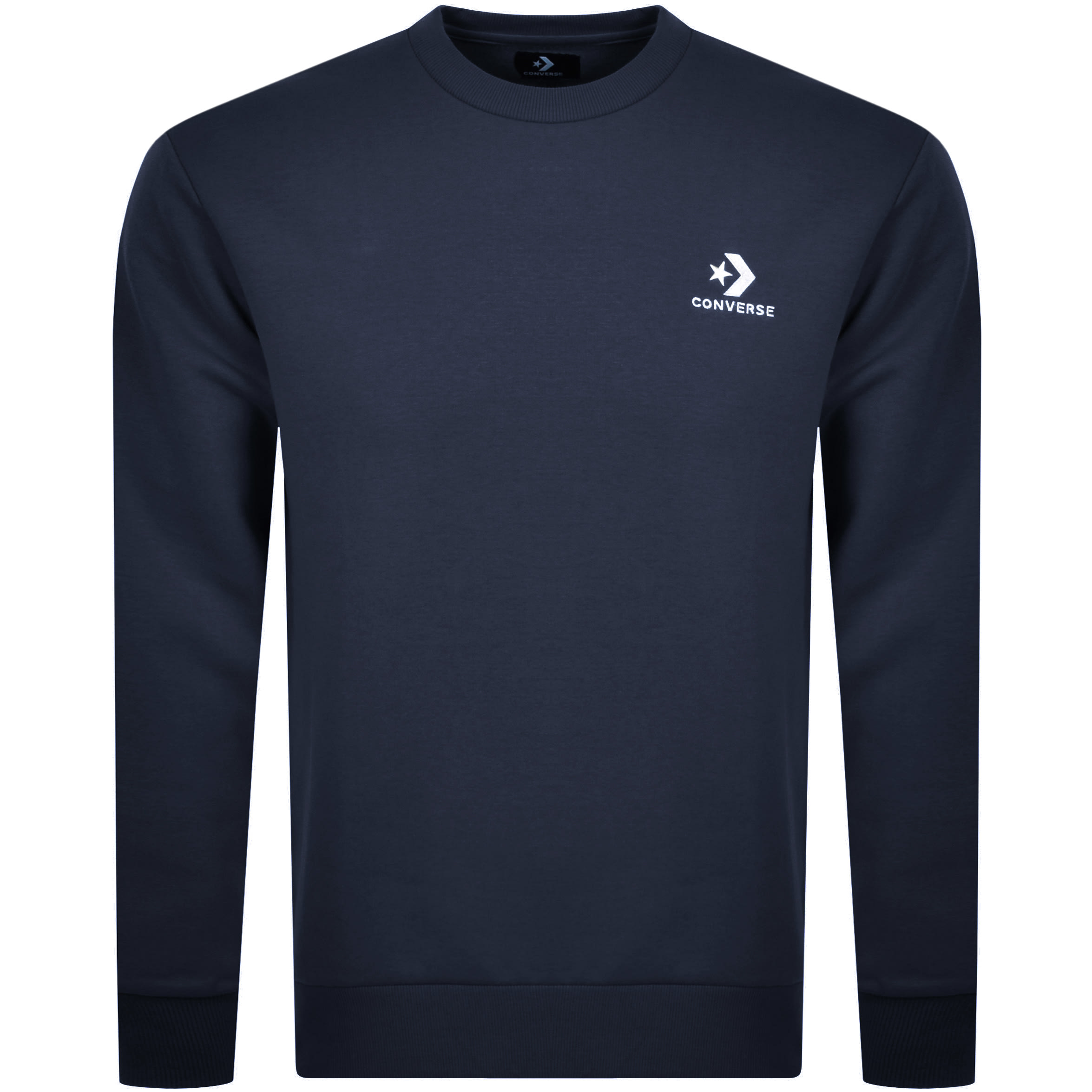 Alternative Image for ProductConverse Star Chevron Logo Sweatshirt Navy1